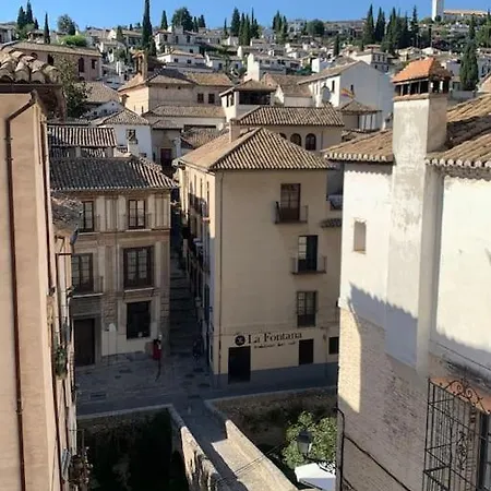 Ferienwohnung Cosy Flat/Nearly Touching Alhambra/Great Views Granada Exterior foto